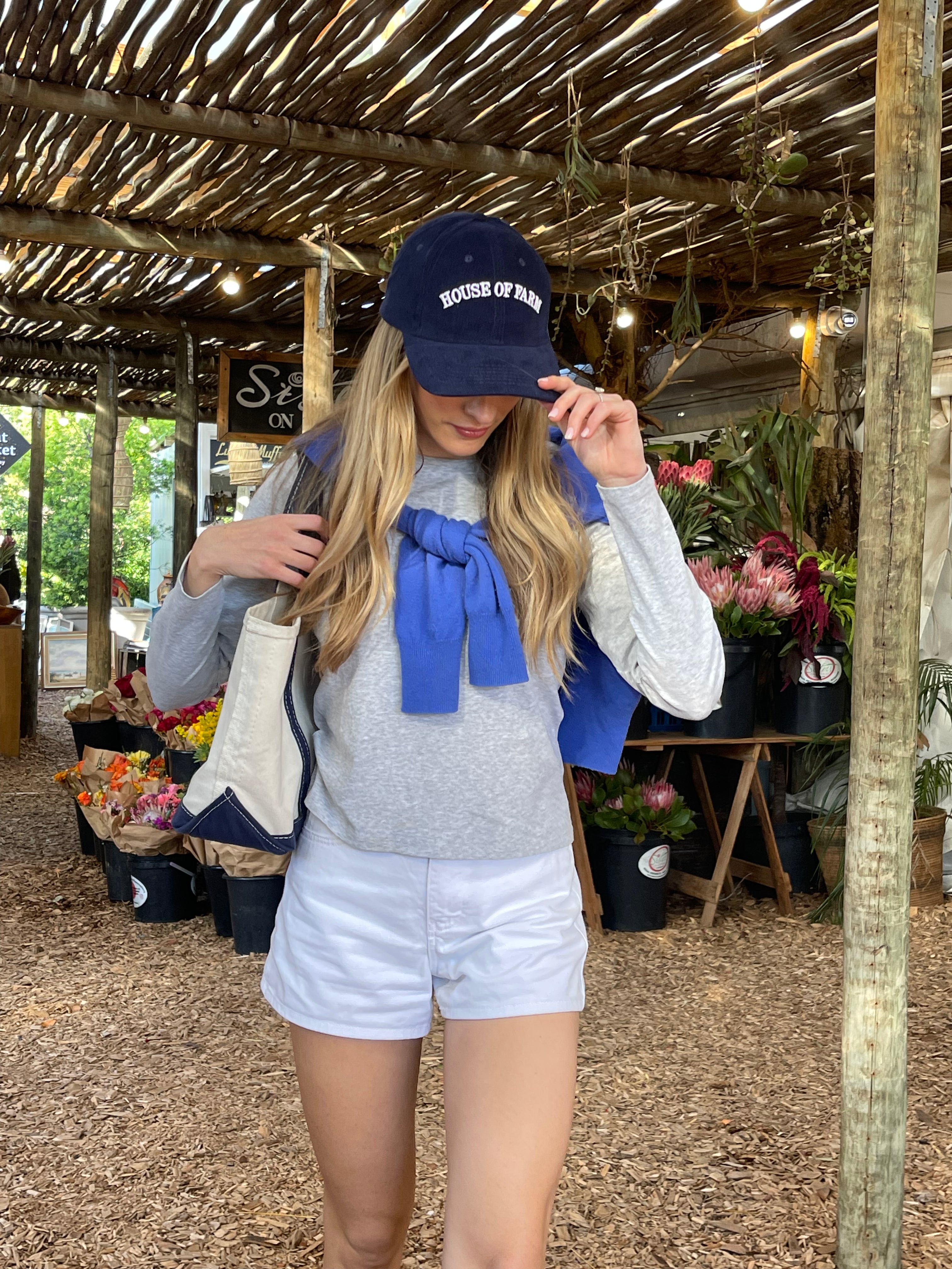 Corduroy Country Cap - Blueberry