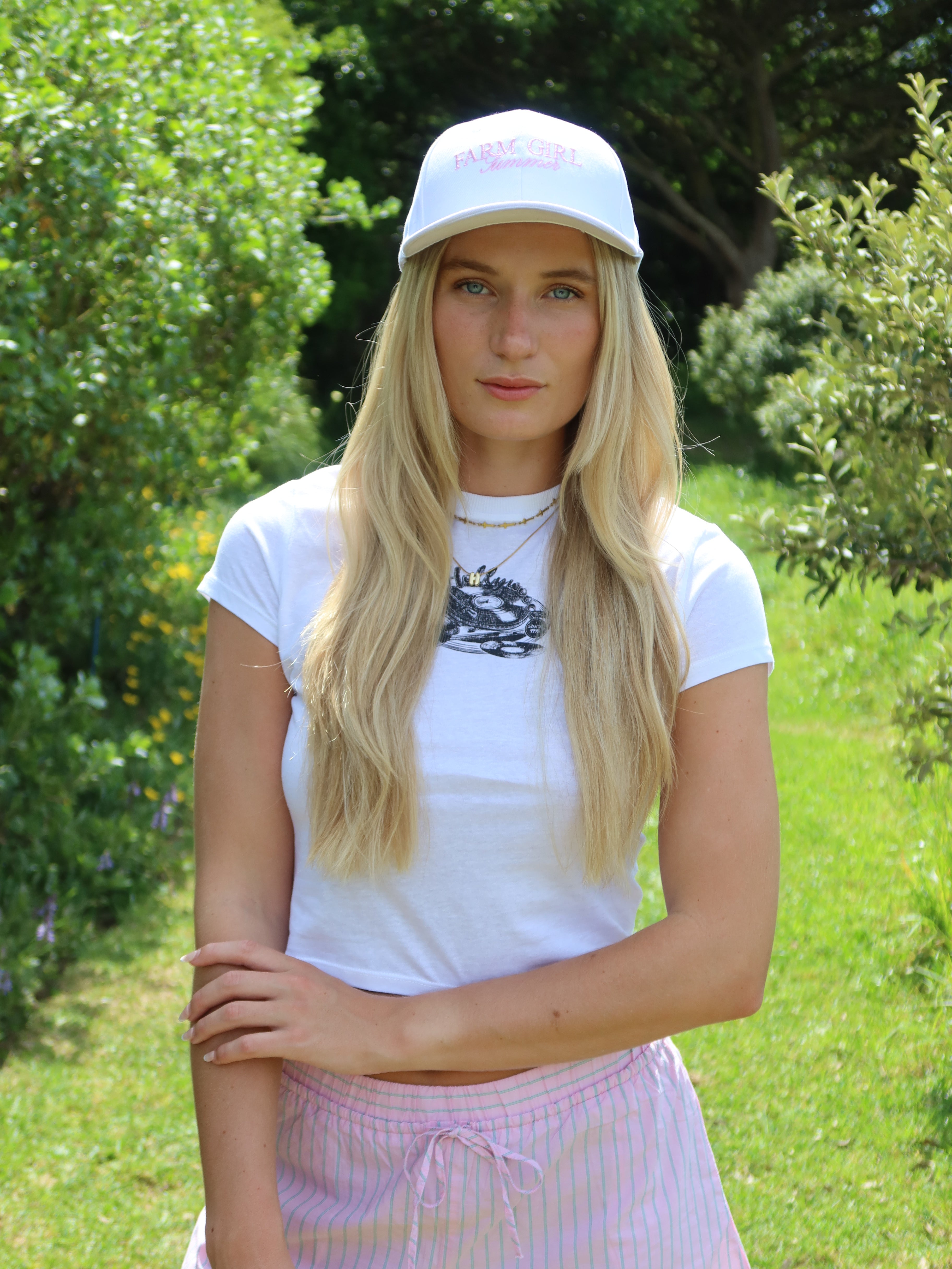 Farm Girl Summer Cap - Bubblegum
