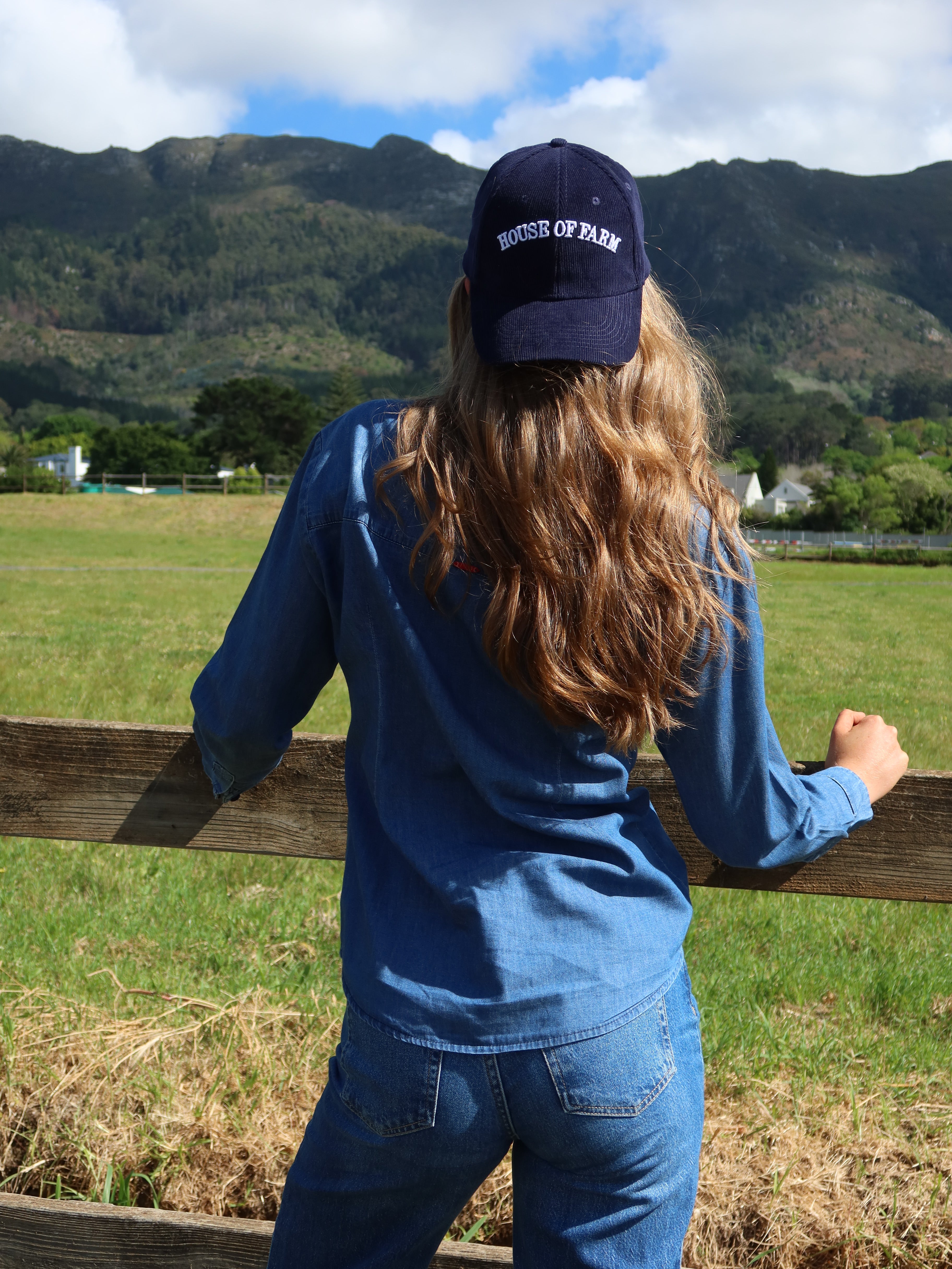 Corduroy Country Cap - Blueberry