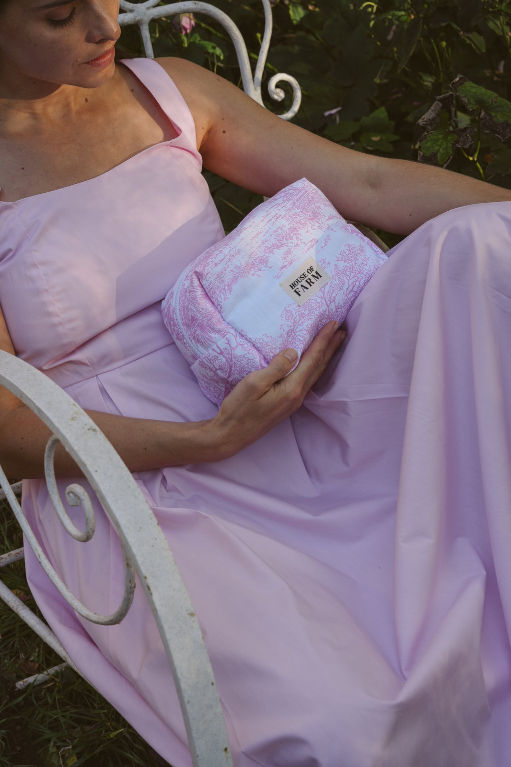 Makeup Pouch - Farm Girl Pattern