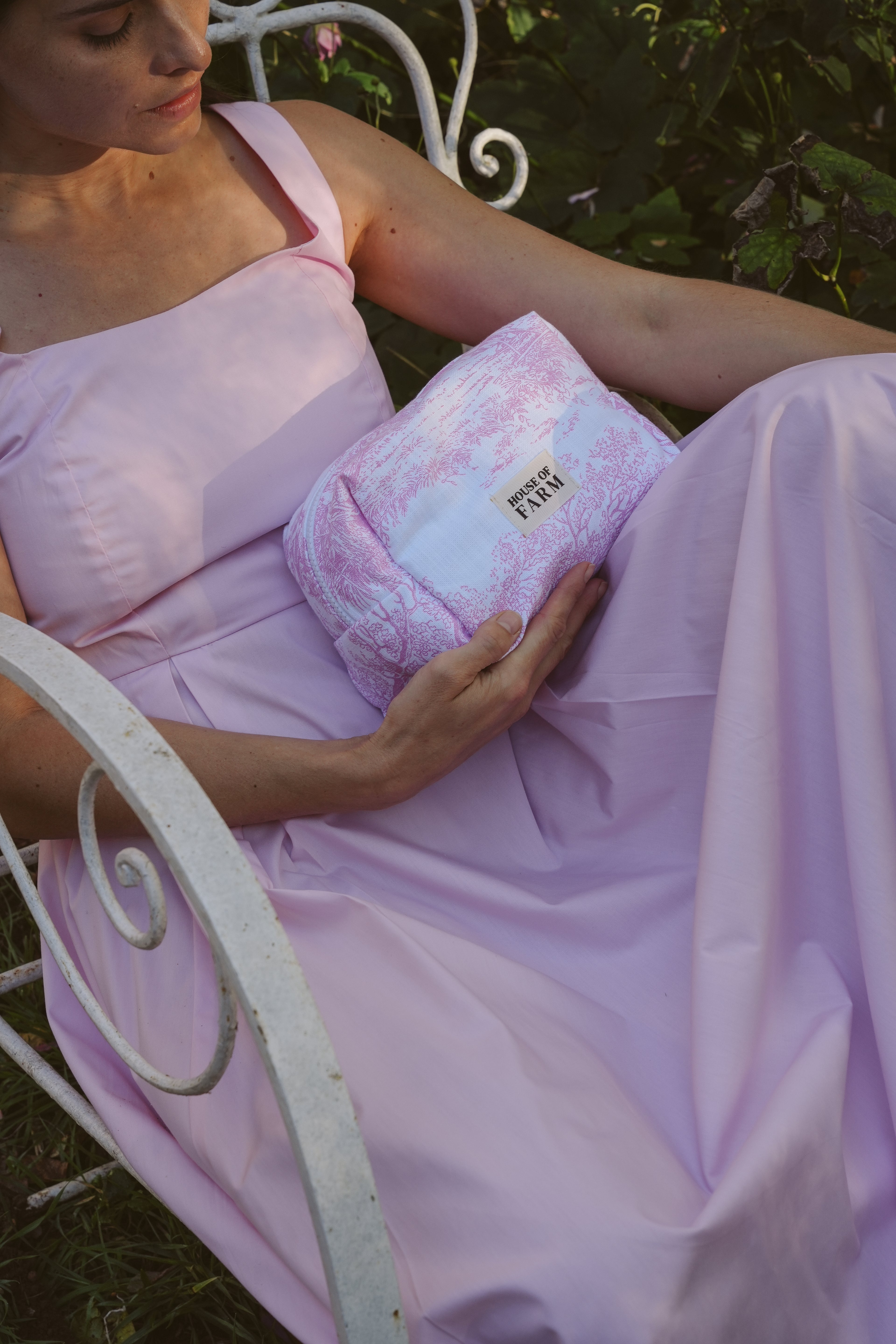Makeup Pouch - Farm Girl Pattern