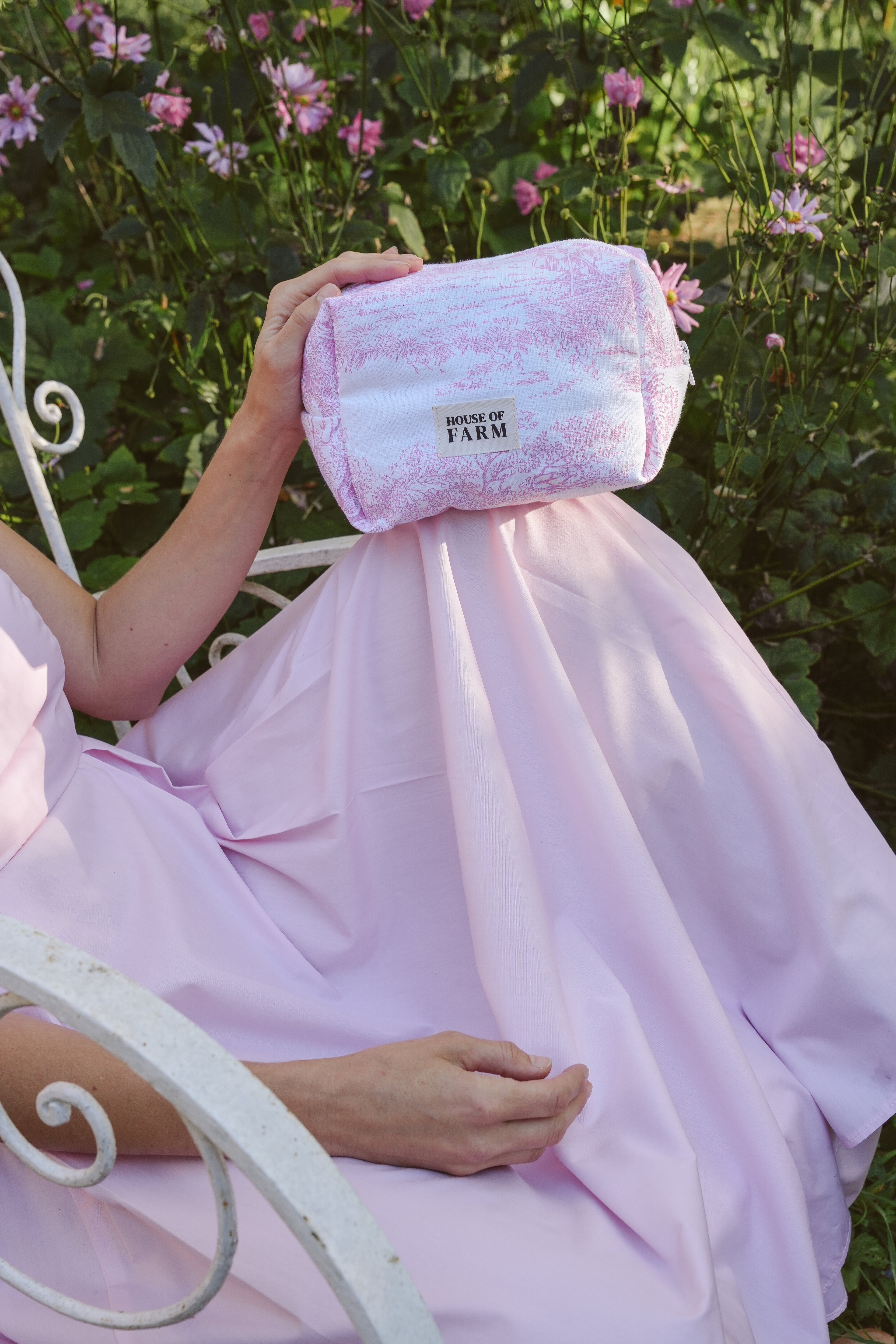 Makeup Pouch - Farm Girl Pattern